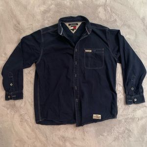 Tommy Hilfiger Jeans Denim Button Up Mens Size Medium